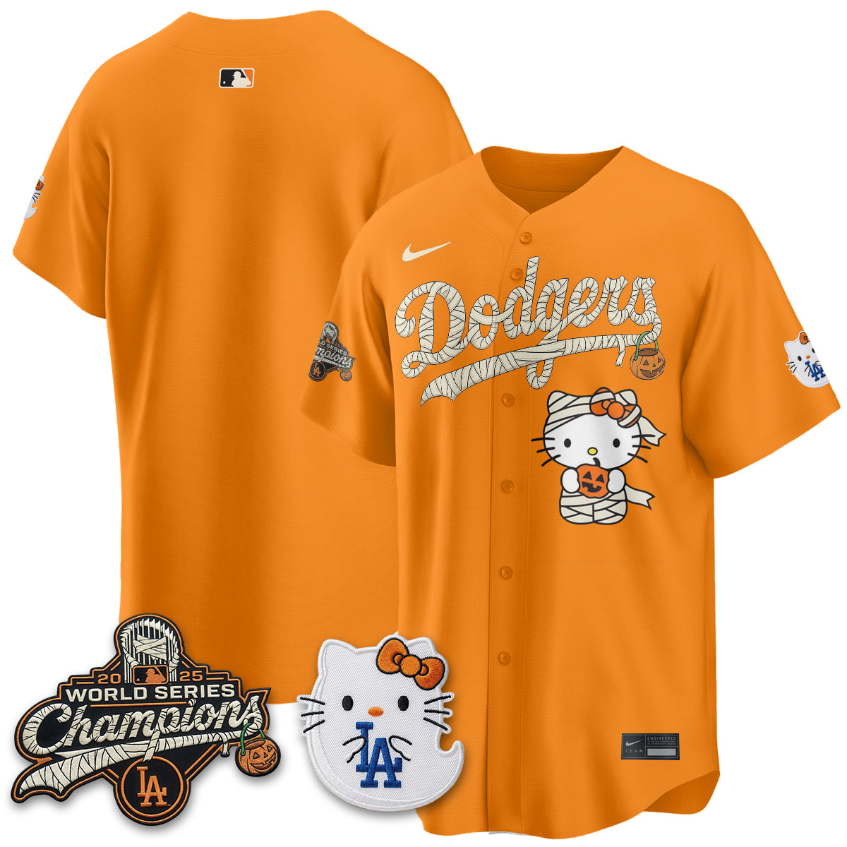 Los Angeles Dodgers Halloween 2026 Vapor Jersey V2- Stitched