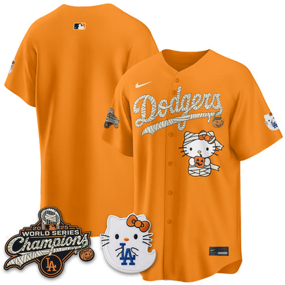 Los Angeles Dodgers Halloween 2026 Vapor Jersey V2- Stitched