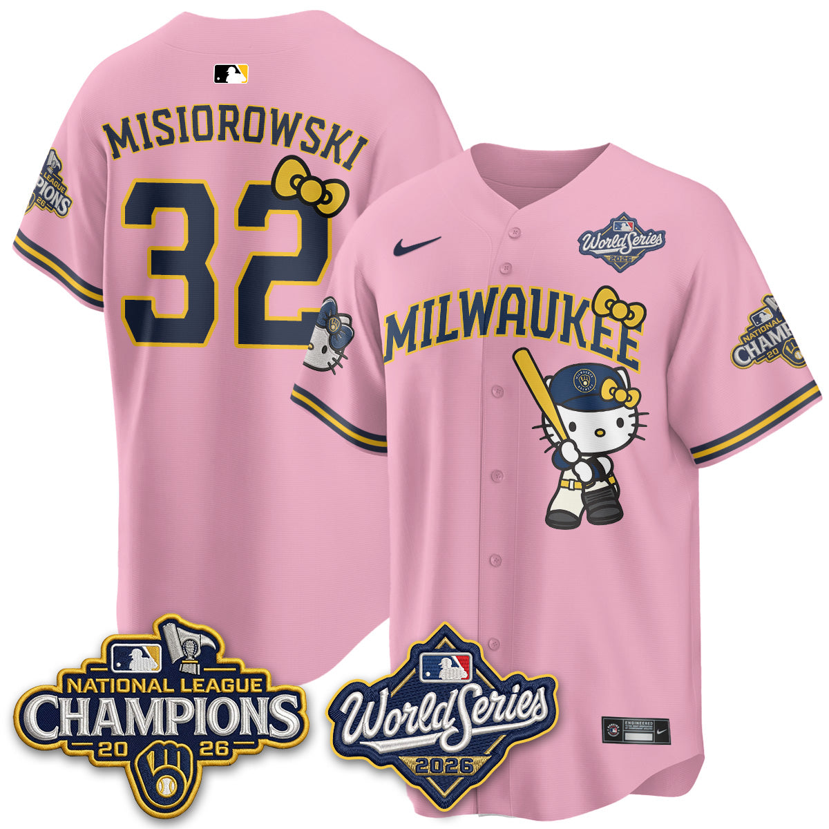 MIL 2026 NL Champions x Meow KT Vapor Jersey - Stitched