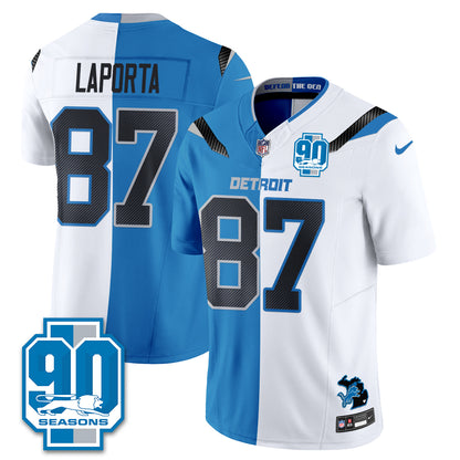 DET Rivalries Split Edition Vapor Jersey - Stitched