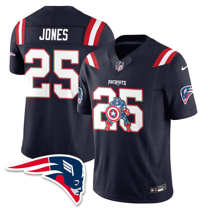 New England Patriots x Vibranium Shield Edition Vapor Jersey - Stitched