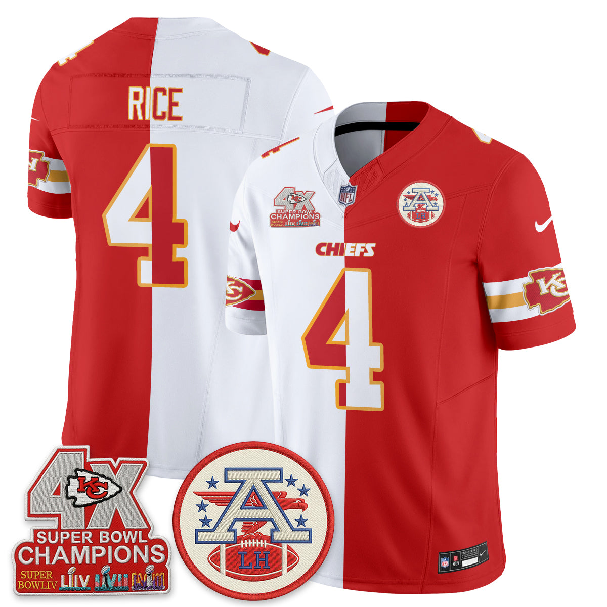 KC Split Edition Vapor Jersey - Stitched
