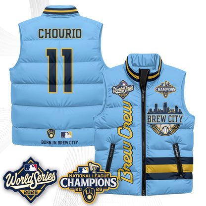 MIL 2026 NL Champions Puffer Vest - Printed