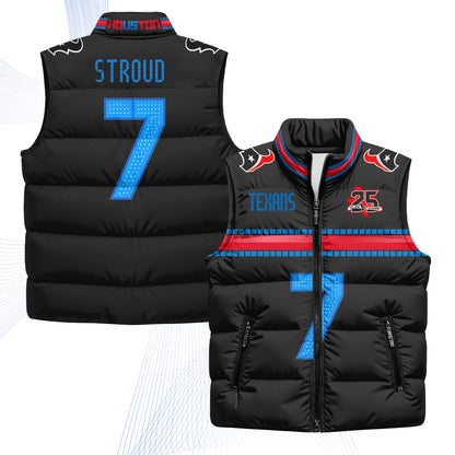 Houston Texans 2026 Rivalries Puffer Vest - Printed