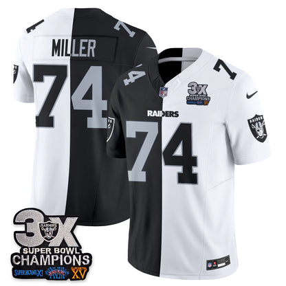 Las Vegas Raiders Split Edition Vapor Jersey - Stitched