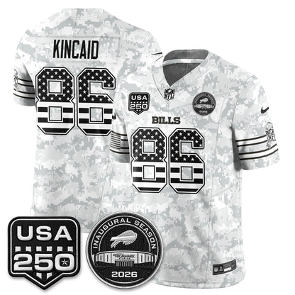 Buffalo Bills 2026 Salute to Service Edition Vapor Jersey - Stitched