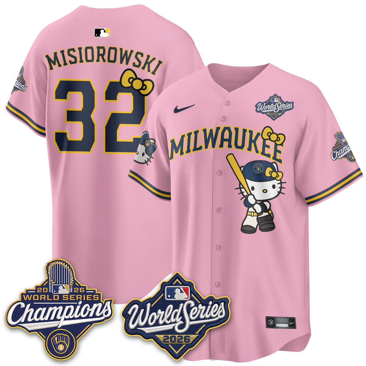 MIL 2026 WS Champions x Meow KT Vapor Jersey - Stitched
