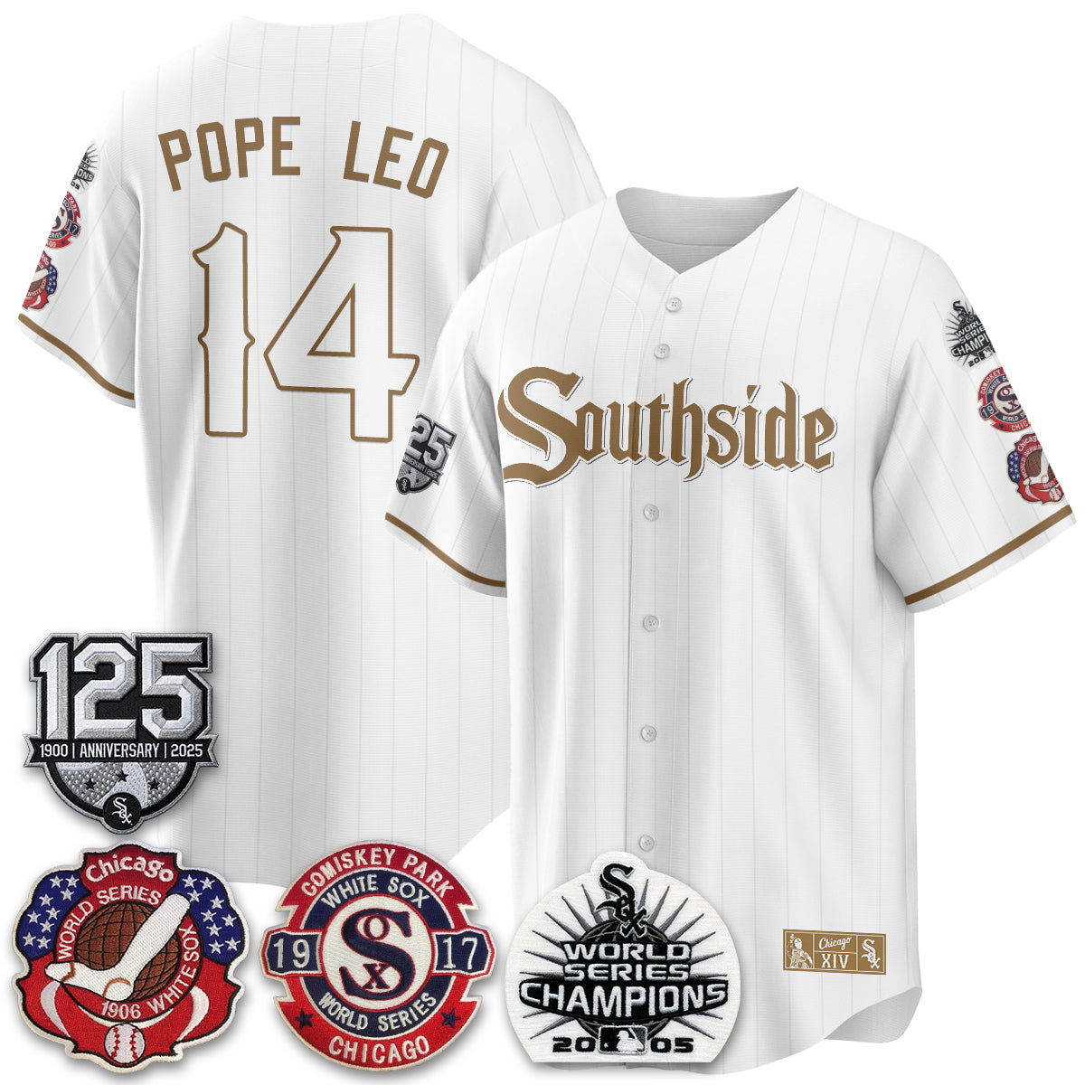 CWS Pope Leo Edition Vapor Jersey - Stitched