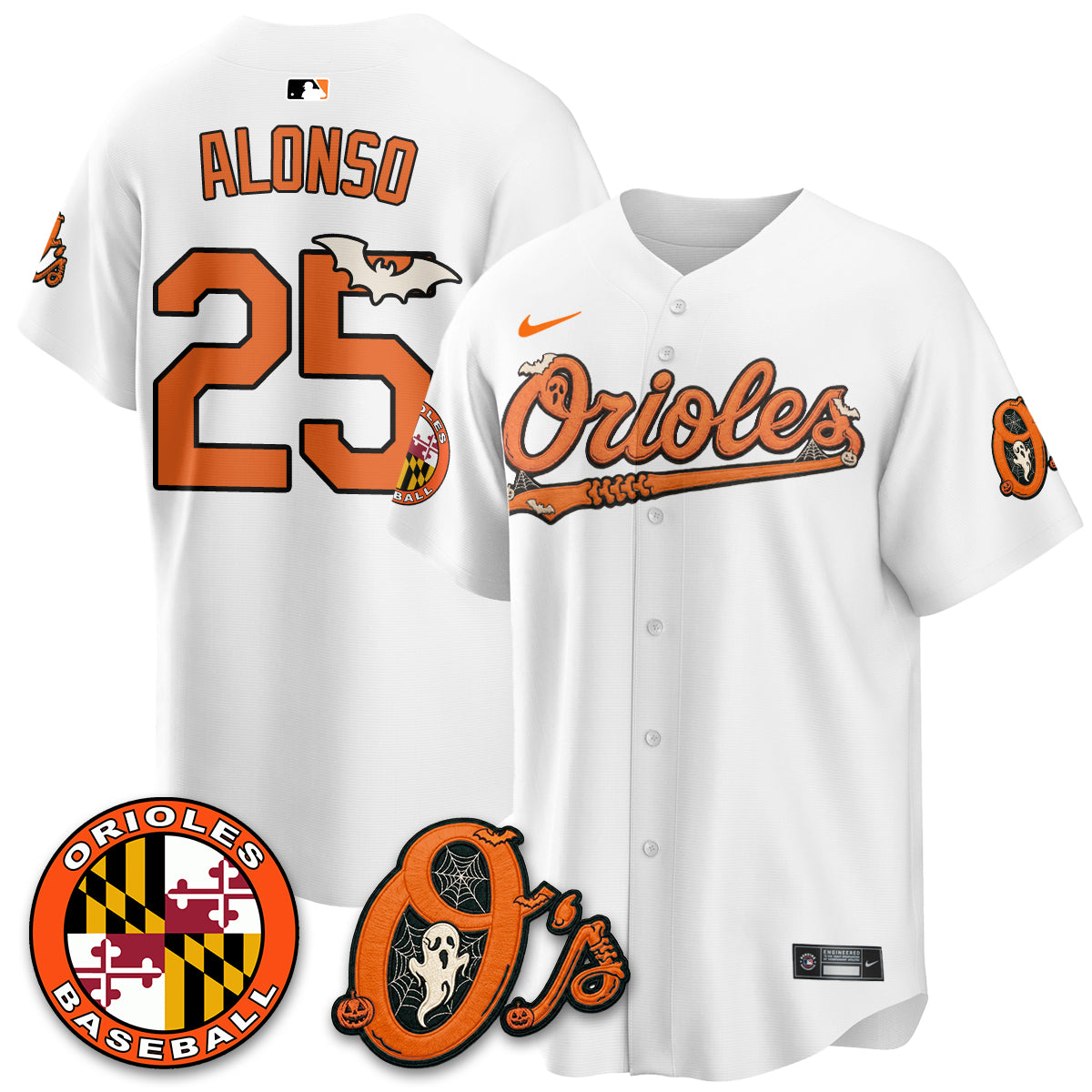 Baltimore Orioles Halloween 2026 Vapor Limited Jersey - Stitched