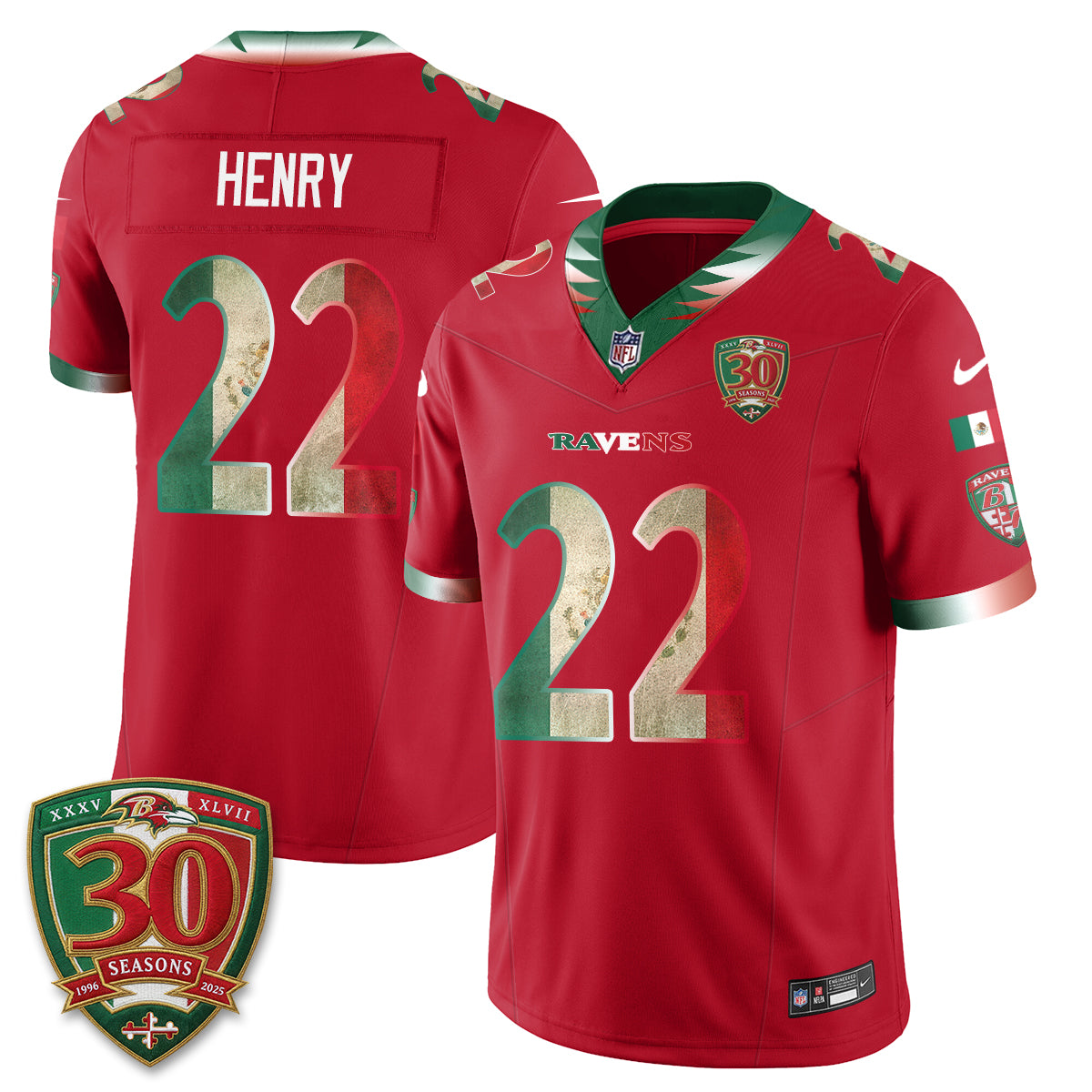 BAL Mexico Edition Vapor Jersey - Stitched