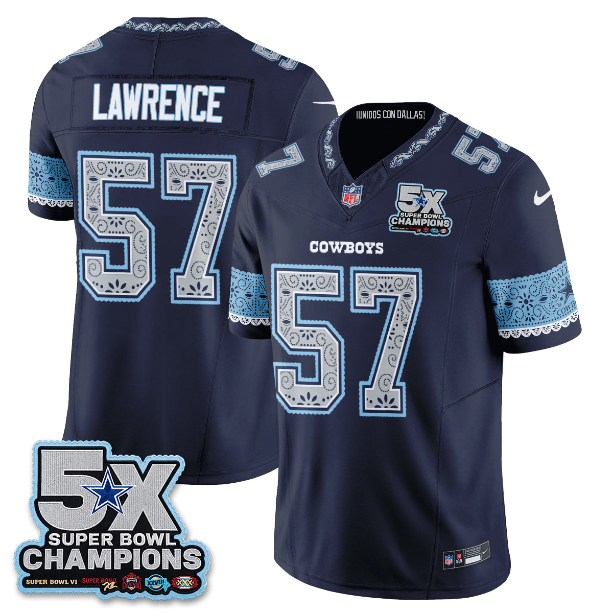 DAL 2026 Hispanic Month Edition Vapor Jersey - Stitched
