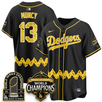 Los Angeles Dodgers x P-nuts Style Vapor Jersey - Stitched