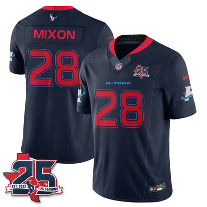 HOU Fangear Edition Vapor Jersey - Stitched