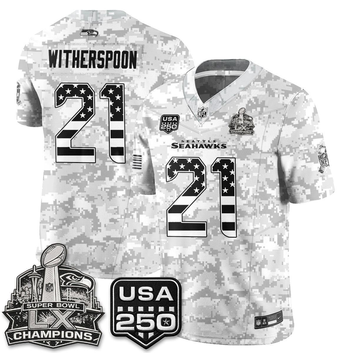 SEA 2026 Salute to Service Edition Vapor Jersey - Stitched n5