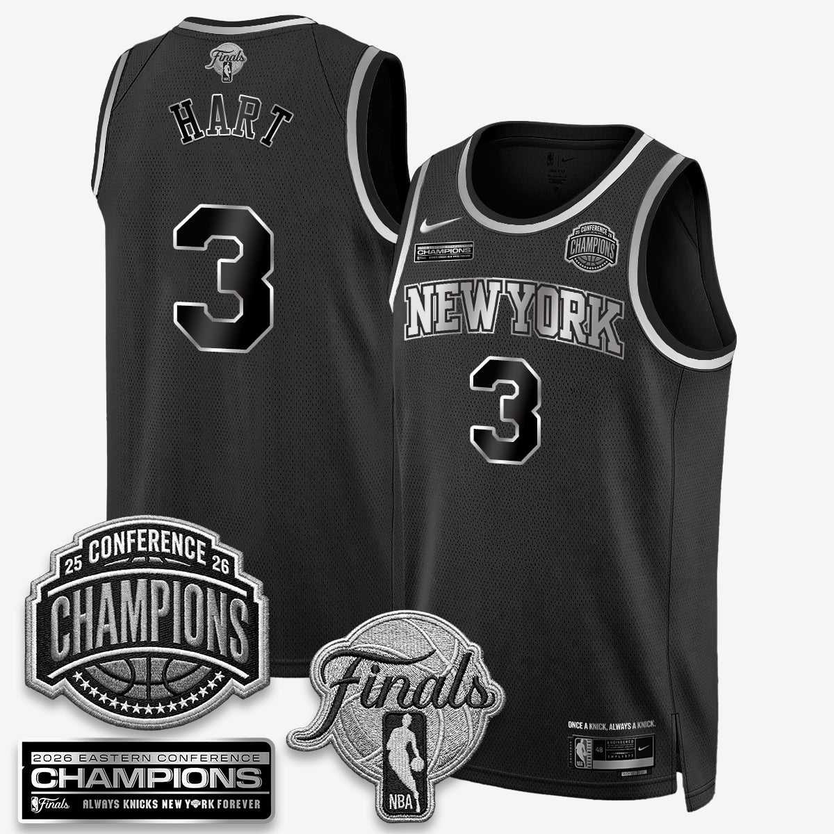 NYK 2026 NBA Eastern Conference Champions Vapor Jersey - Stitched n6