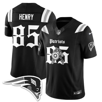 New England Patriots x Vibranium Shield Edition Vapor Jersey - Stitched