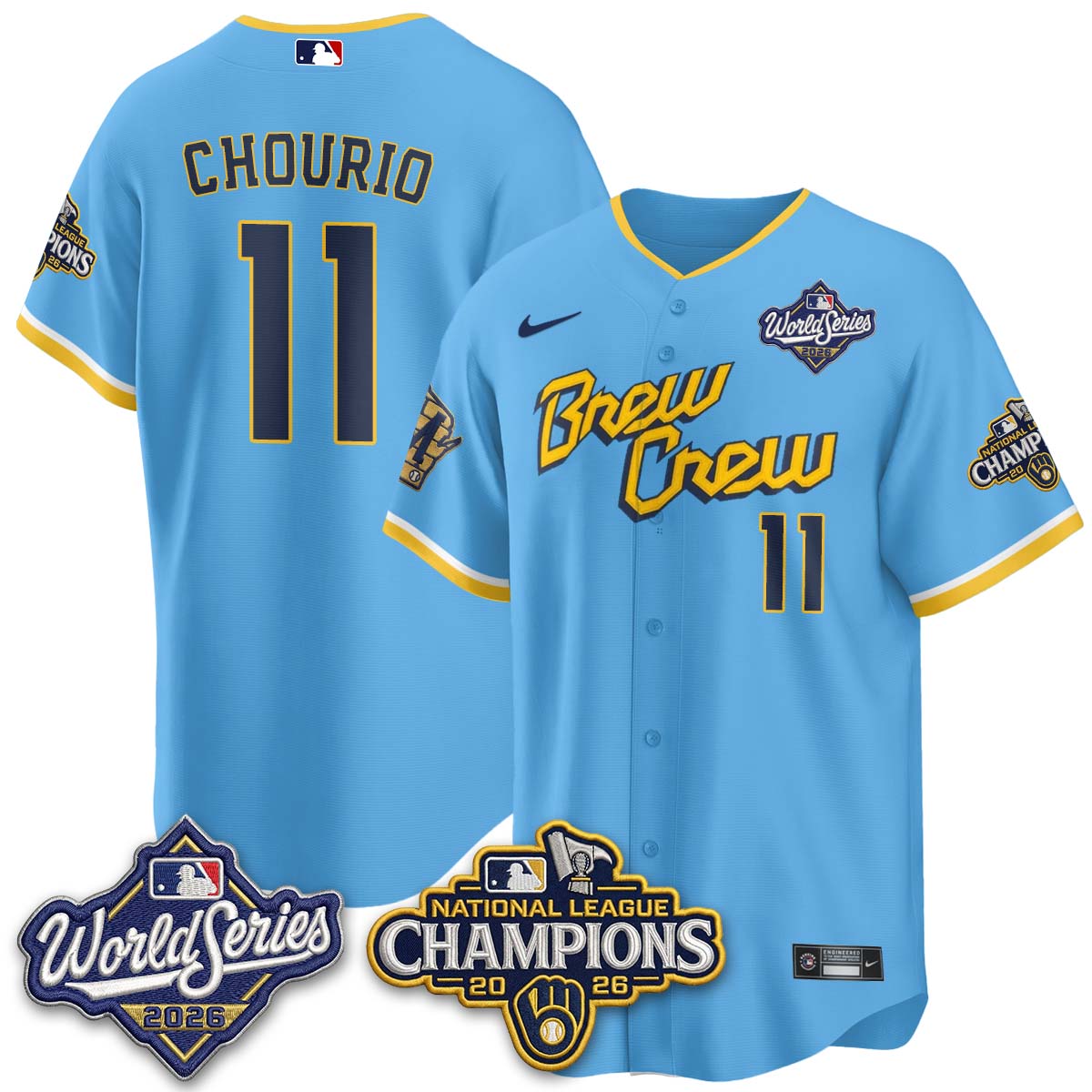 MIL 2026 NL Champions Vapor Jersey - Stitched n1