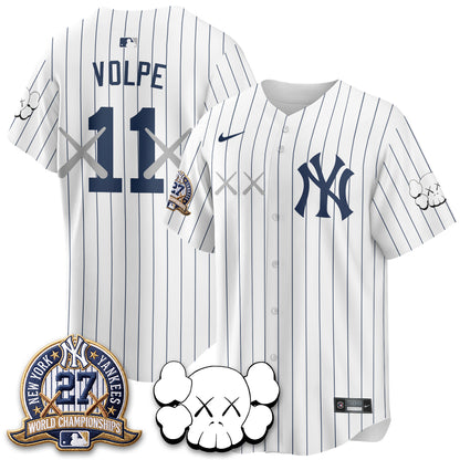New York Yankees x KAWS Edition Vapor Jersey - Stitched