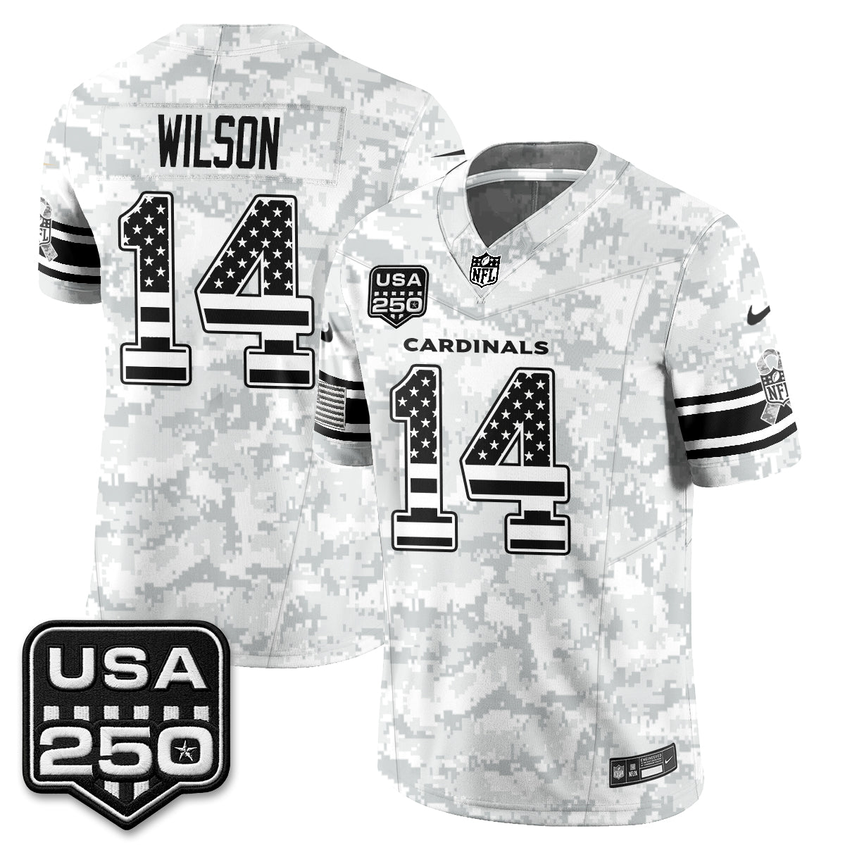 Arizona Cardinals 2026 Salute to Service Vapor Jersey - Stitched