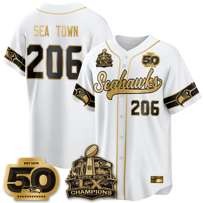 SEA SB LX Champs Vapor Baseball Jersey - Stitch