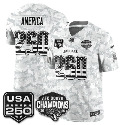 Jacksonville Jaguars 2026 Salute to Service Vapor Jersey - Stitched