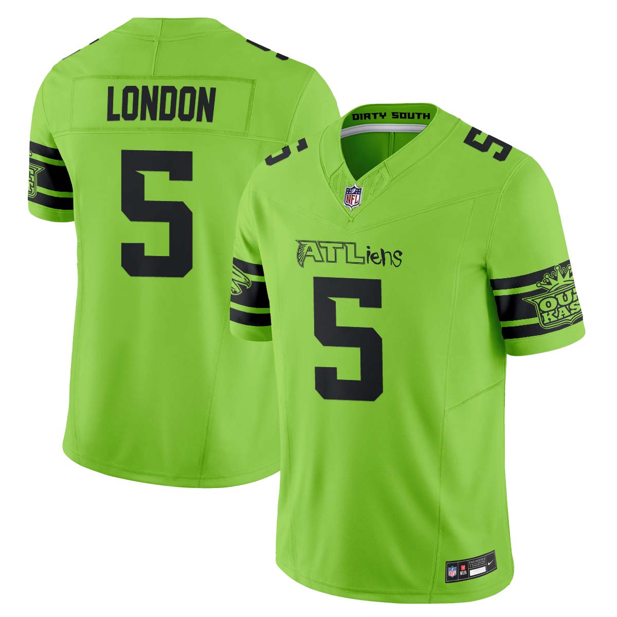 ATL 30th Anniversary ATLiens Vapor Jersey - Stitched