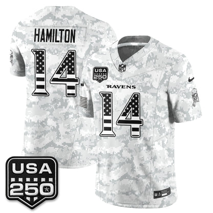 Baltimore Ravens 2026 Salute to Service Vapor Jersey - Stitched