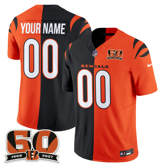 CIN Split Edition Vapor Custom Jersey - Stitched