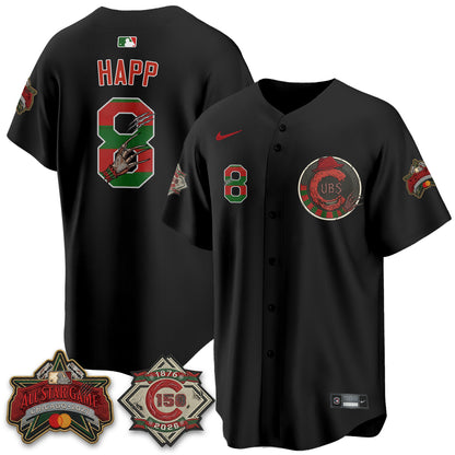 Chicago Cubs A Nightmare on Wrigley Field Edition Vapor Jersey - Stitched