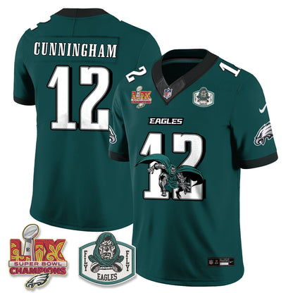Philadelphia Eagles x Green Cape Villain Edition Vapor Jersey - Stitched