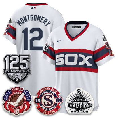 CWS 125th Anniversary - W.S Champions Edition Vapor Jersey - Stitched
