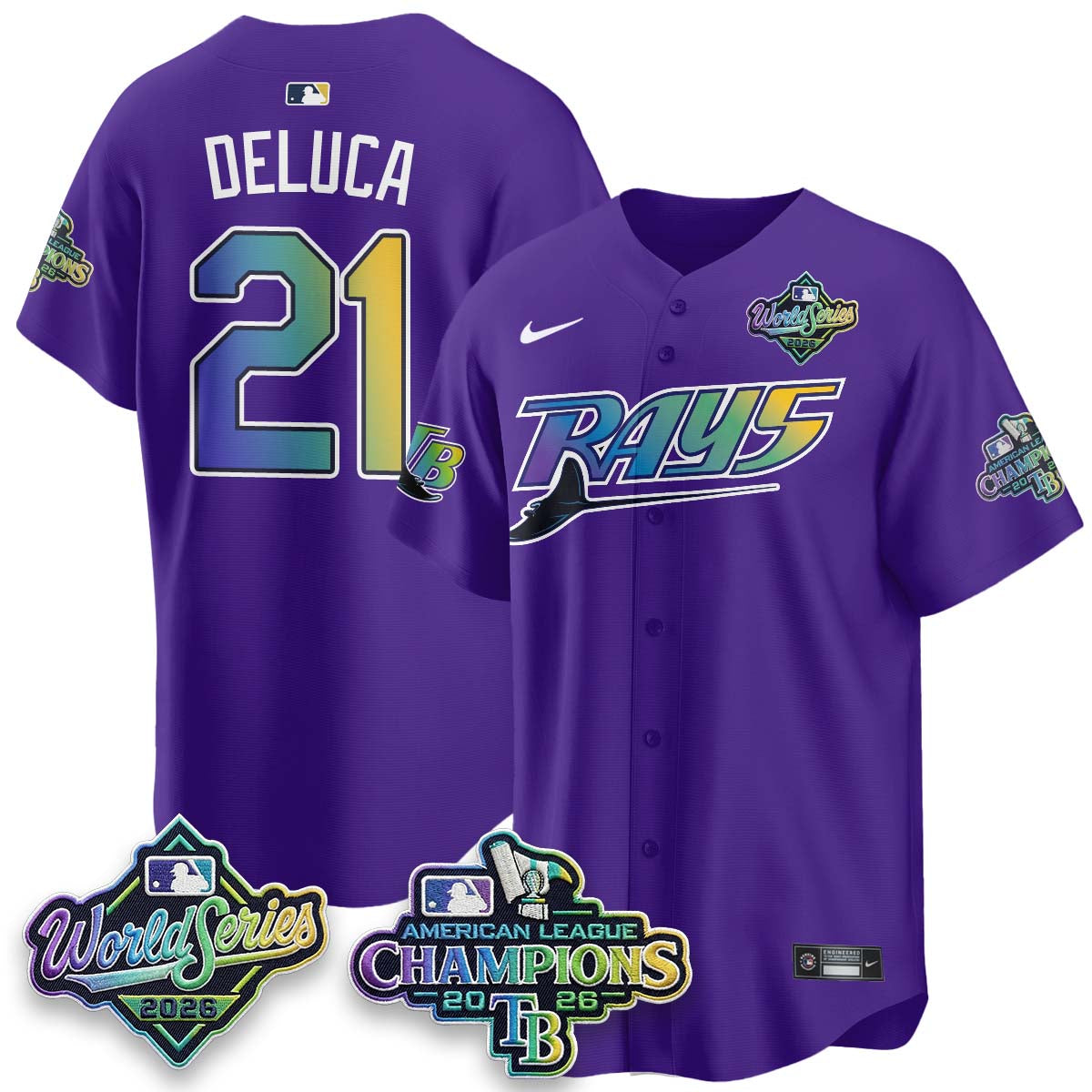 TB 2026 AL Champions Limited Vapor Jersey - Stitched