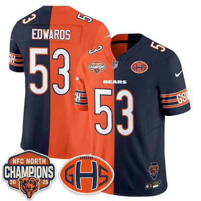 Chicago Bears 2026 Split Edition Vapor Jersey - Stitched