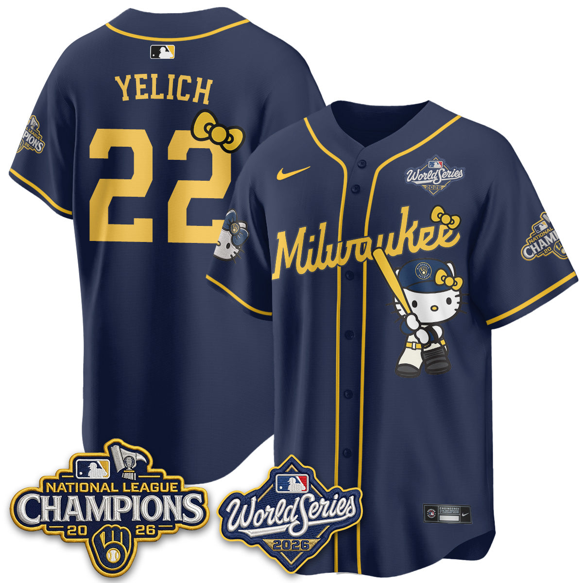 MIL 2026 NL Champions x Meow KT Vapor Jersey - Stitched