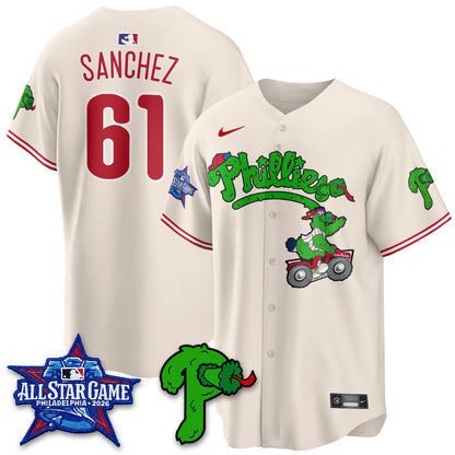 Philadelphia Phillies Phanatic Vapor Limited Jersey V2- Stitched