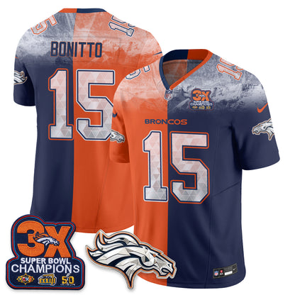 DEN Mile High Split Edition Vapor Jersey - Stitched