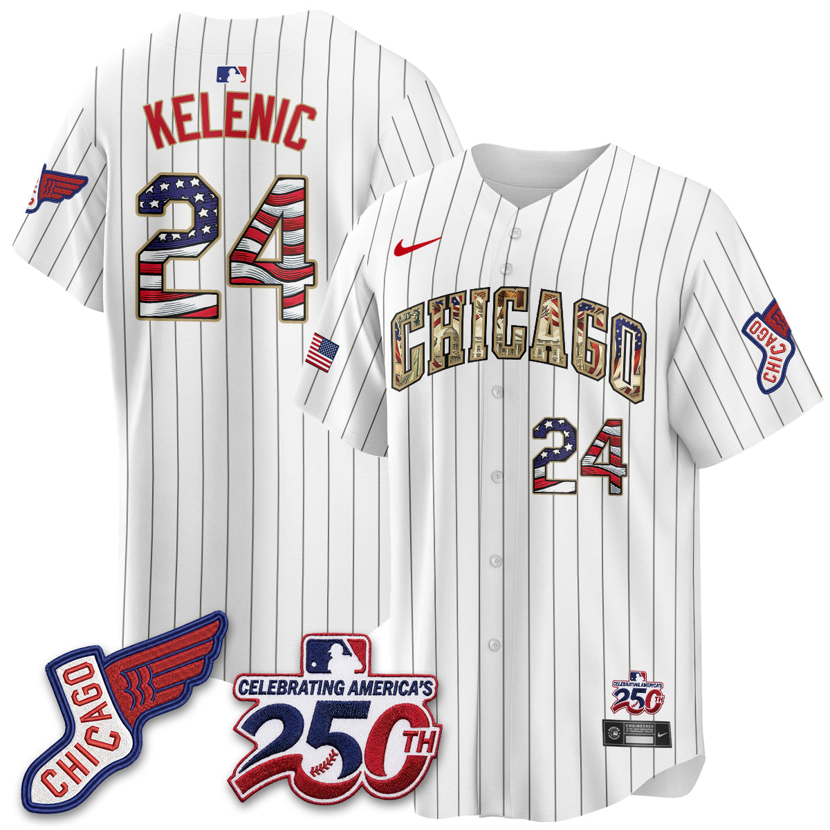 CWS 2026 Independence Day USA Vapor Jersey - Stitched