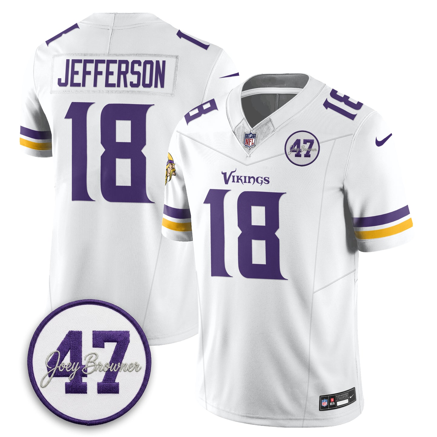 MIN Joey Browner Thank You For Memories - 1960 – 2026 Football Vapor Limited Jersey - All Stitched