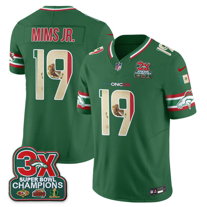 Denver Broncos Mexico Edition Vapor Jersey - Stitched