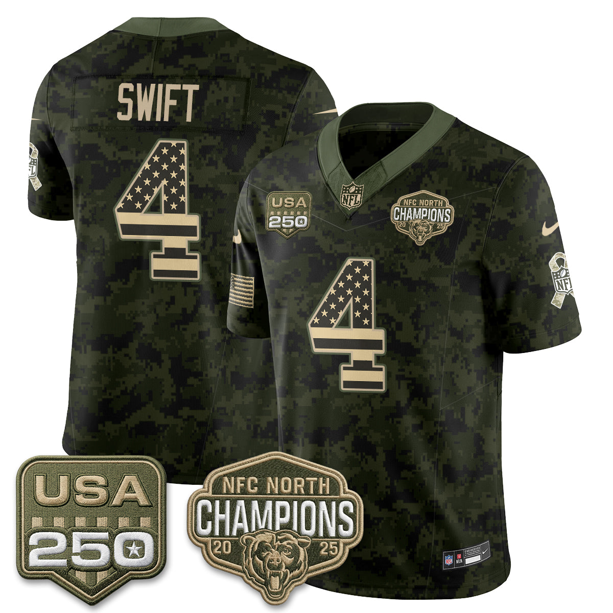 CHI 2026 Salute to Service Edition Vapor Jersey - Stitched