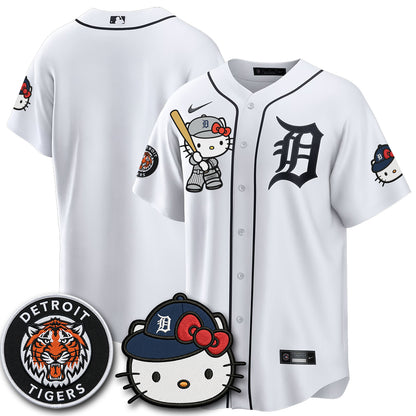 Detroit Tigers x Meow KT Edition Vapor Limited Jersey - Stitched