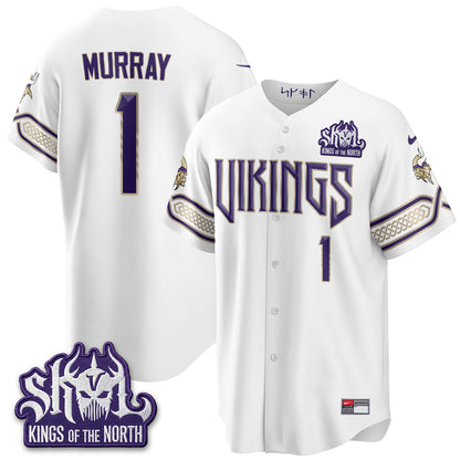 Minnesota Vikings 2026 Rivalries Edition Baseball Vapor Jersey - Stitched