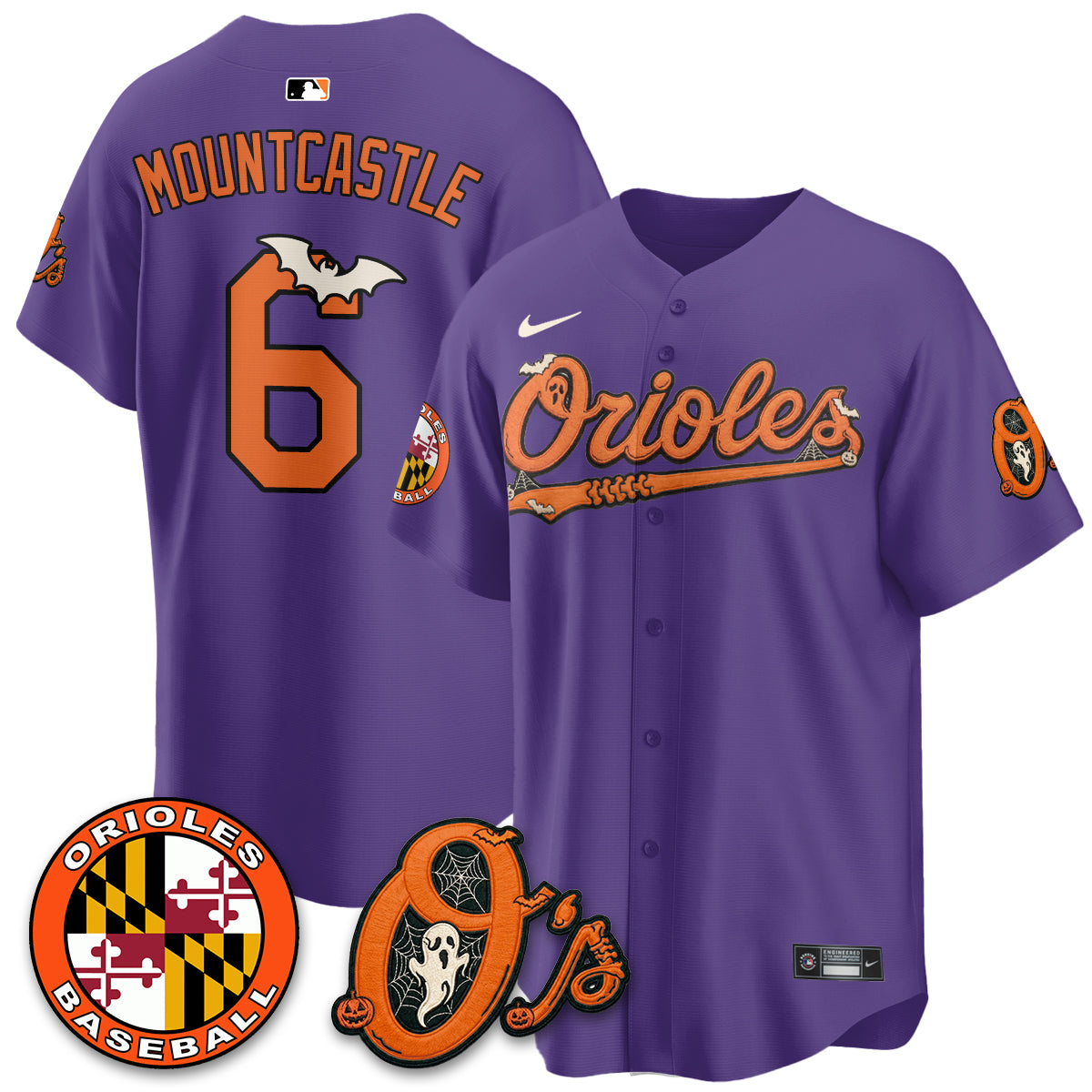 Baltimore Orioles Halloween 2026 Vapor Limited Jersey - Stitched