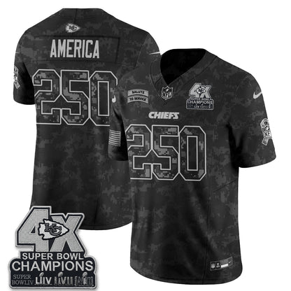 KC 2026 Salute to Service Vapor Jersey V2- Stitched