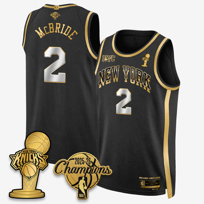 NYK 2026 NBA Champions Gold Edition Vapor Jersey - Stitched n3