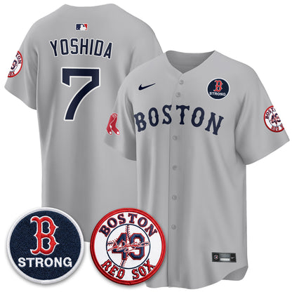 BOS Tim Wakefield Memorial Patch Vaper Premier Limited Jersey - All Stitched V2