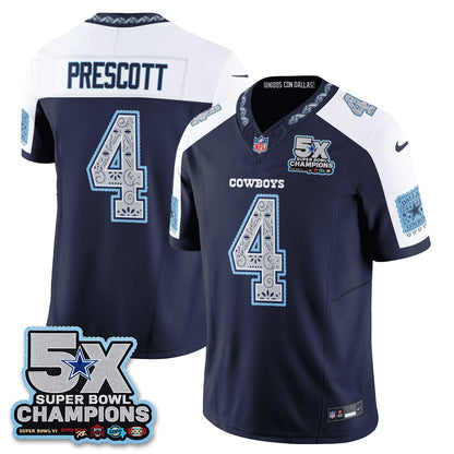 DAL 2026 Hispanic Month Edition Vapor Jersey - Stitched