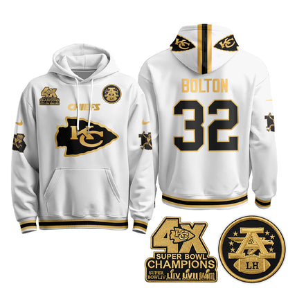 KC 4X Champs Gold Edition Fleece Hoodie - Printed