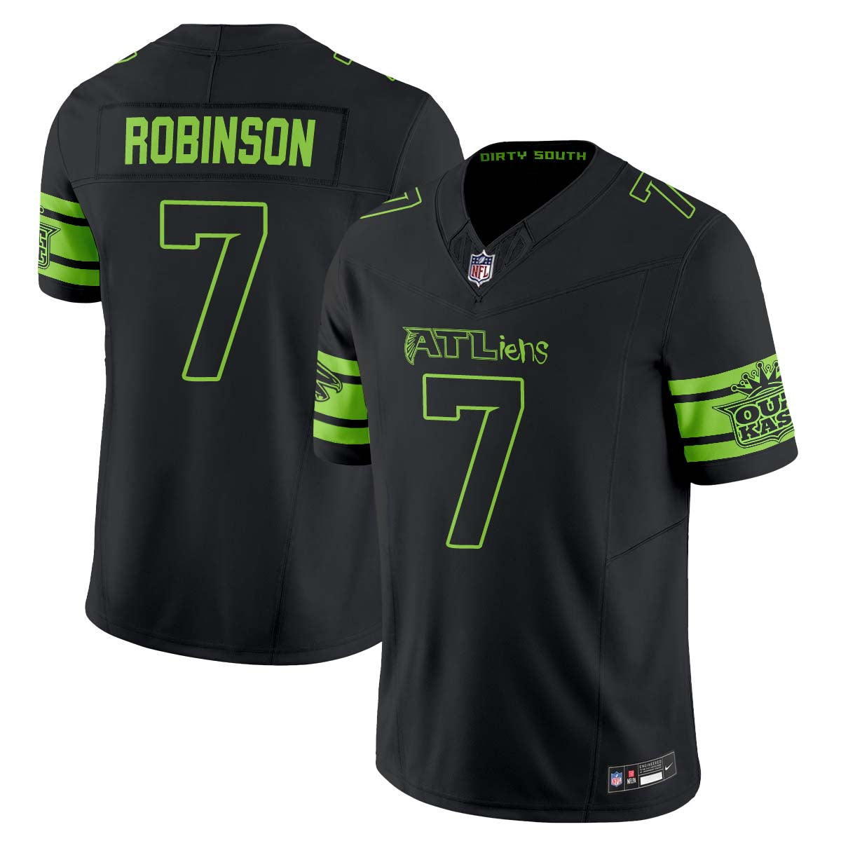 ATL 30th Anniversary ATLiens Vapor Jersey - Stitched