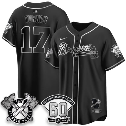 ATL 60th Anniversary Special Edition Vapor Limited Jersey - All Stitched